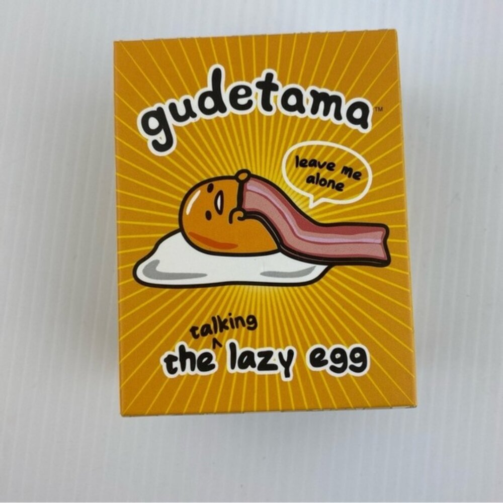 Gudetama The Talking Lazy Egg in original box